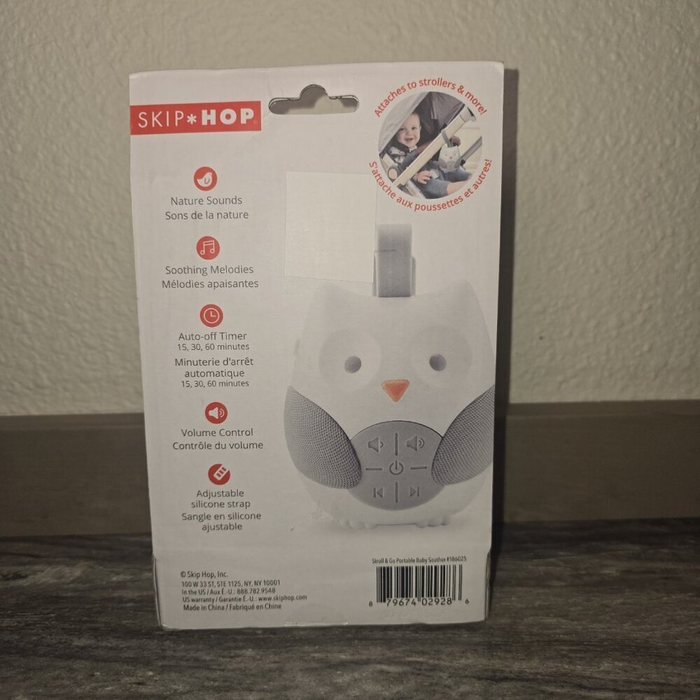 SKIP HOP STROLL & GO PORTABLE BABY SOOTHER 4 MELODIES & SOUNDS NEW - Picture 6 of 7